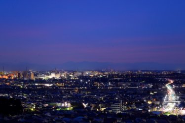 みはらし公園　～日野から八王子にかけての街並みを一望～