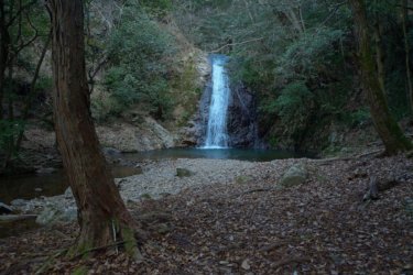 品の滝（三次市）で森林浴と滝見を楽しんできました。