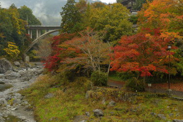 御岳渓谷で紅葉を見て来ました