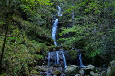 屋敷の滝　～岡山県と鳥取県の県境近くにある奈義八景～