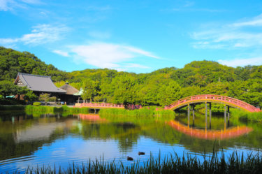 称名寺（横浜市金沢区) 【中世の景観を今に伝える浄土式庭園】