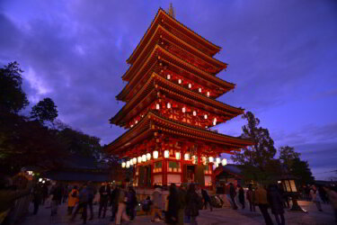 高幡不動尊で行われる萬燈会に行ってきました。