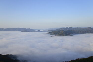 高谷山(横峰山) 展望台（兵庫県丹波市）で雲海を見てきました。
