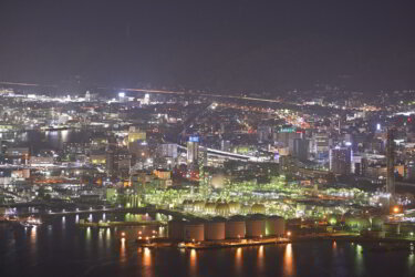 太華山（山口県周南市）で眺望と夜景を楽しんできました。