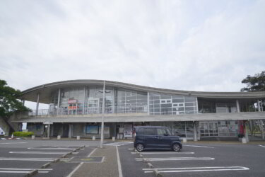 宍道湖の畔にある道の駅 「秋鹿なぎさ公園」（島根県松江市）に行ってきました。