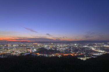 水島展望台（鷲羽山スカイライン）で夜景を見てきました。